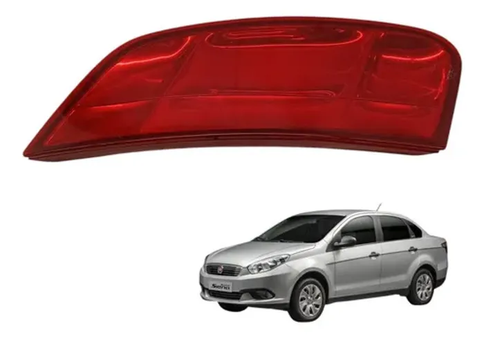 Lanterna Esquerda Tampa Traseira Fiat Siena 1.0 2009 2010 Esquerdo/motorista