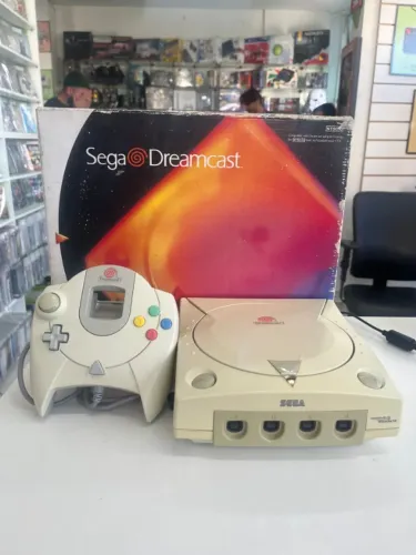 CONSOLE DREAMCAST HKT-3020 VA1 DESBLOQUEADO SEMINOVO - SEGA