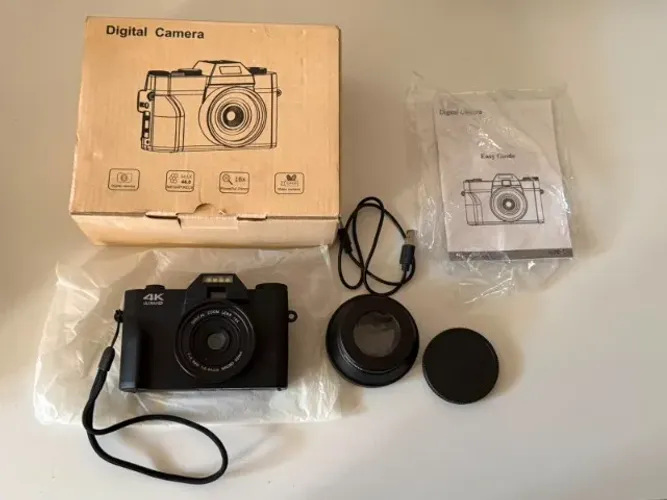 câmera digital hd retro