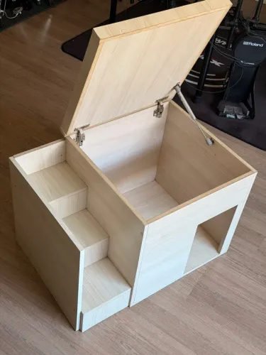 Casinha pet com tampo móvel
