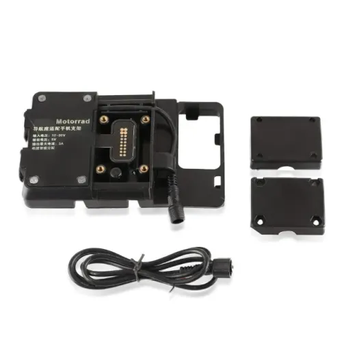  Suporte Celular Moto com USB para BMW R1200GS R1250GS S1000XR F750GS F850GS Navegação GPS