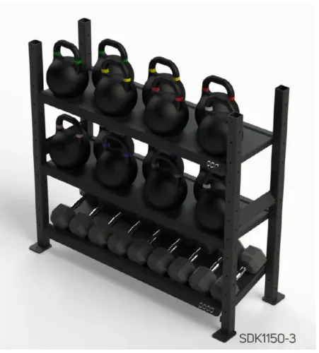 Suporte Dumbbell e Kettlebell Pood 1150 NOVO