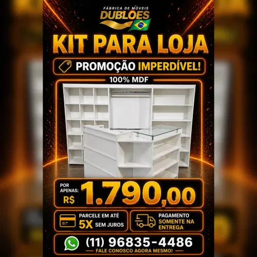 Kit loja promoção