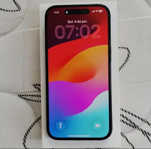 iPhone 15 256GB Preto | Estado de Novo | Completo
