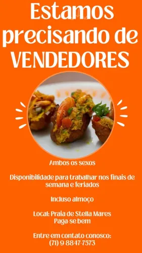 PRECISA-SE DE VENDEDOR