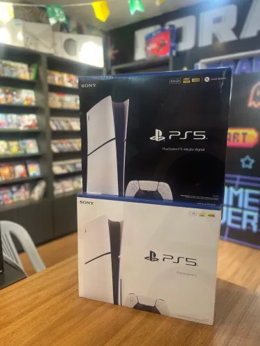 PS5 slim mídia digital e física LACRADO - Loja Game House - Oferecemos Garantia