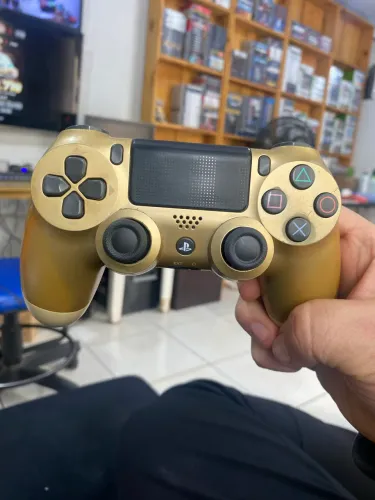 Controle PS4 DualShock 4 Sem Fio Original Sony - Cor Dourado (Gold)