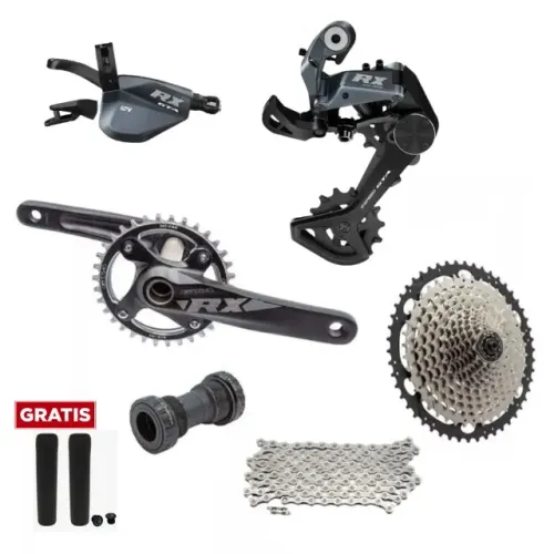 Grupo Completo 12 velocidades bike GTA RX Black Prime