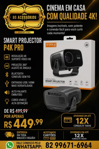 PROJETOR PORTÁTIL HY500