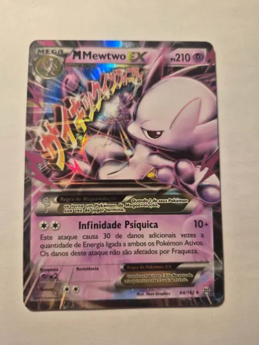 M Mewtwo-EX 64/162 Holo NM(ano 2016)