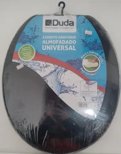 Assento Almofadado Universal Preto