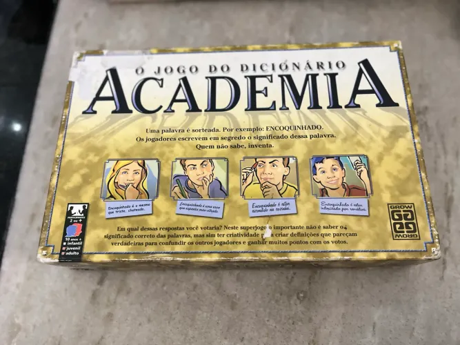 Jogo de tabuleiro- O Jogo do Dicionário Academia