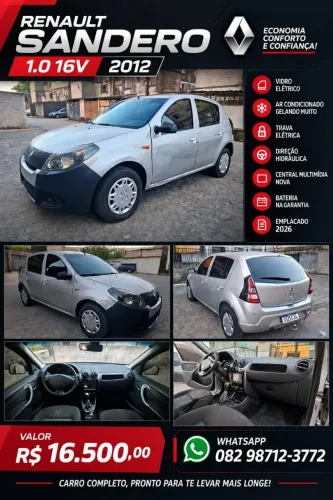 Renault Sandero Authentique Hi-flex 1.0 16V 5P 2012