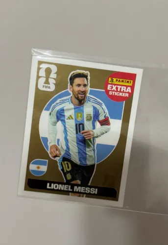 Figurinha Messi Legend Gold - Dourada
