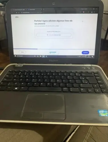 Notebook processador i5, memória 4gb, hd ssd 256gb