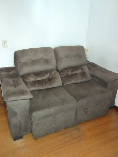Sofá retrátil 2 lugares 