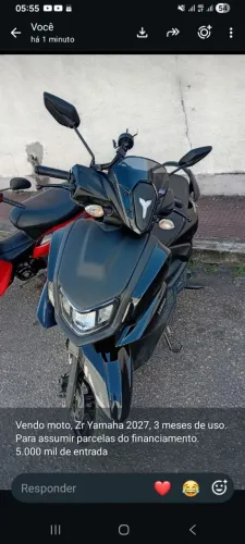 Vendo Zr Yamaha 2027 - 3 meses de uso