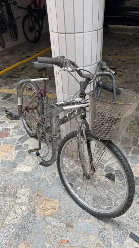 Bike com suporte de prancha