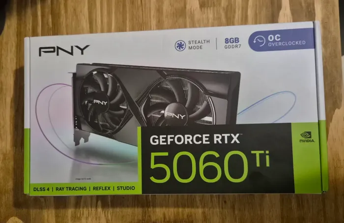 Nvidia RTX 5060 ti 8gb (lacrada) com nota