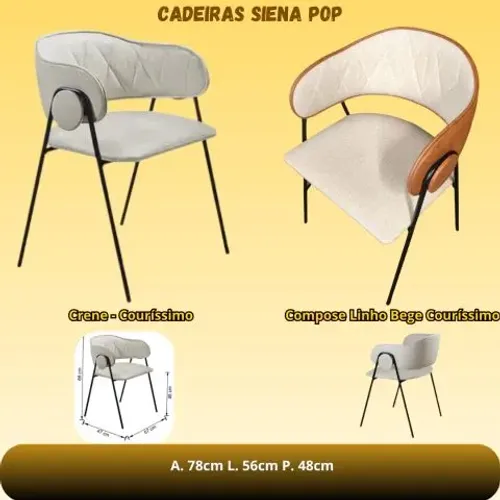 Cadeira Siena pop