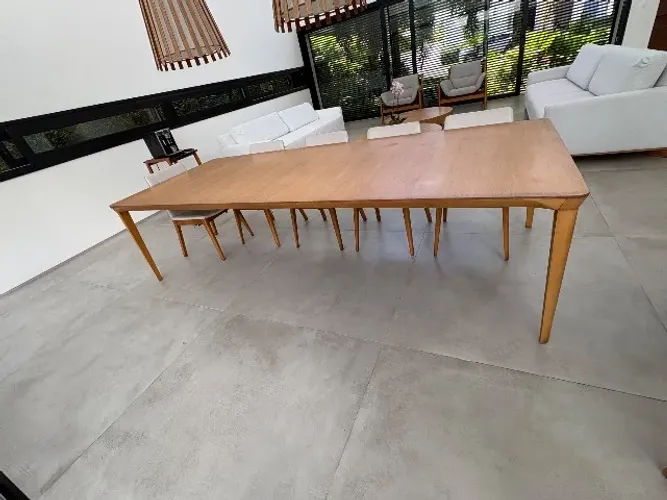 Mesa em madeira Nogueira 3,0x1,20