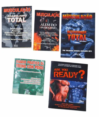Coleção 5 Livros Waldemar Guimarães Fisiculturismo Bodybuilding
