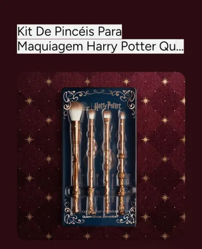 Pincéis de maquiagem Harry Potter