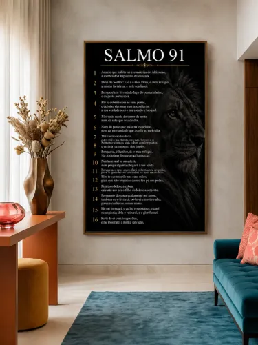 Quadro pra sala - Salmo 91