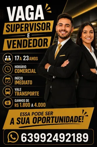 VAGA PARA VENDEDOR 
