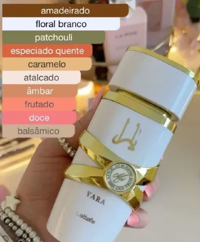 Perfume Arabe Importado selado e lacrado Yara Moi Lataffa, Yara Branco