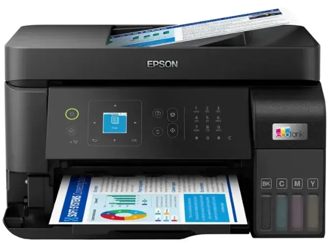 Impressora Multifuncional Epson Ecotank L5590 - Tanque de Tinta Colorida USB Wi-Fi ADF