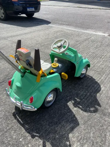 Carrinho com Pedal, Infantil Fusca Bubblecar Poliplac