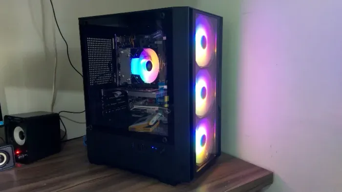 Cpu Gamer I5 3.20Ghz,16Gb,Ssd 240Gb,Nvidia GT 750 Gabinete Mancer 3 Fans,Novo Na Caixa