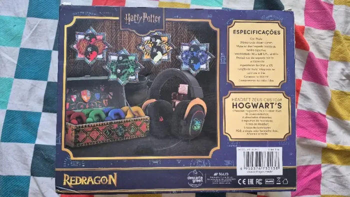 Headset gamer Zeus edição Harry Potter - NOVO LACRADO