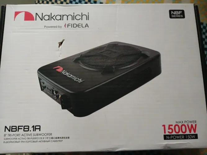 ? SUBWOOFER NAKAMICHI 8? ? NOVO NA CAIXA ?