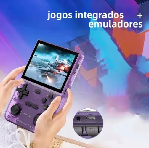 Console portátil Retrô K36 com tela IPS