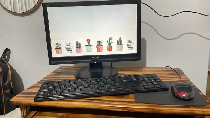 Computador + monitor + acessórios