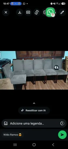 Conjunto de cadeiras de mesa