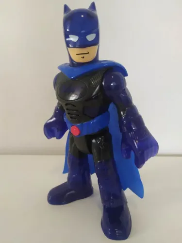 Boneco Imaginext Dc Super Friends Batman Xl Deluxe - Mattel Grande Articulável com Sons