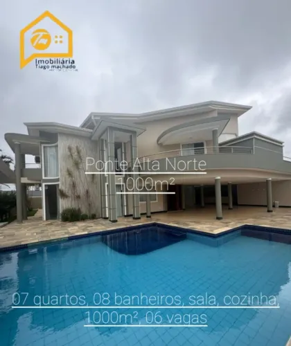 Excelente casa na Ponte Alta Norte para aluguel em um lote de 1.000m²
