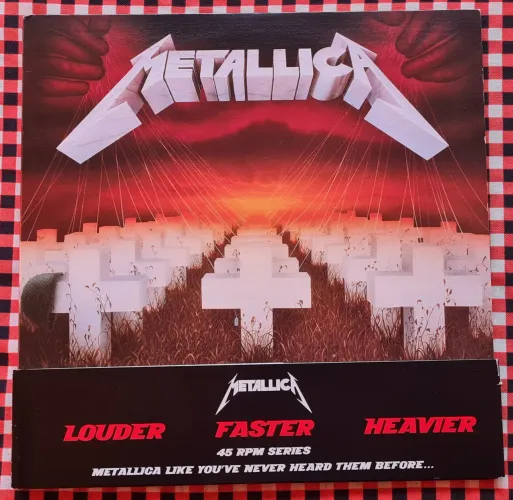 Lp Vinil Metallica Master of Puppets 45RPM 180g duplo Gatefold OBI