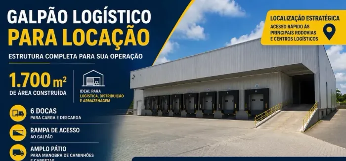 Galpao localizado no rotula do abacaxi