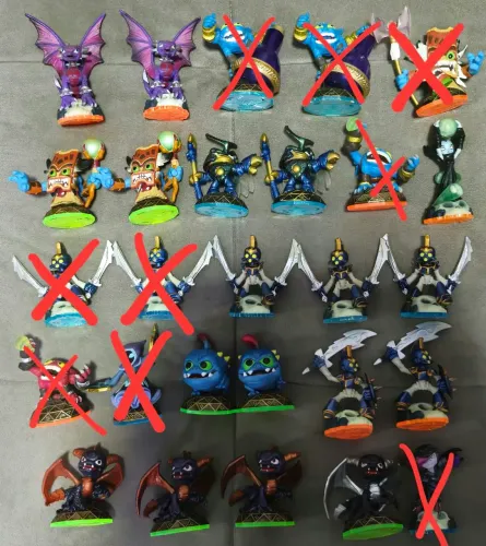 Bonecos mortos e magia skylanders Giants swap force