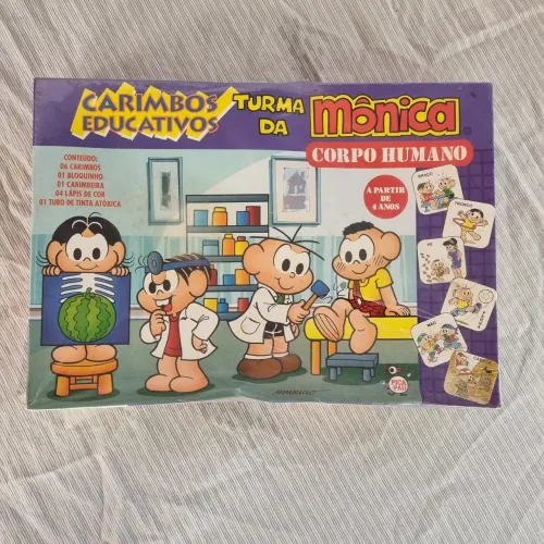 Carimbos Educativos Turma da Mônica - Corpo Humano Novo Antigo