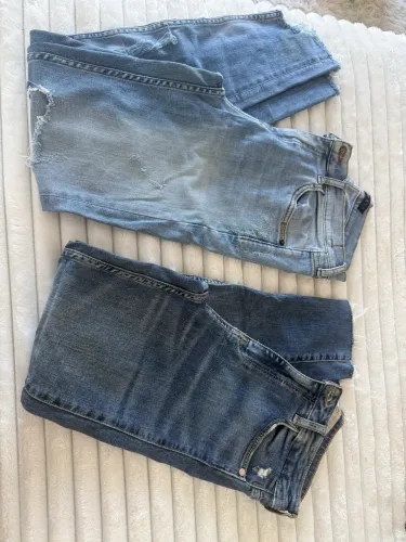 2 calças jeans zara