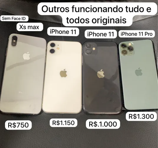 iPhone cada um um valor vendo todos