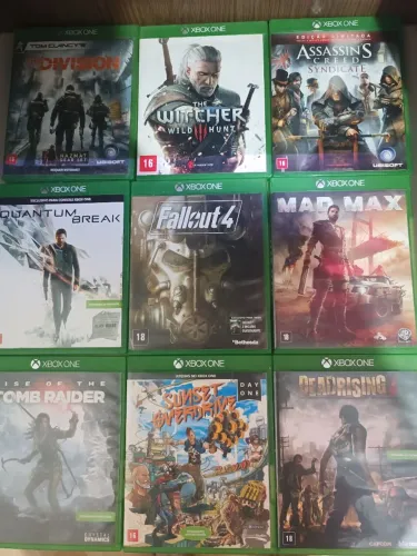 Jogos Xbox One - Lote ( jogos de uso pessoal meu, estão em excelente estado).