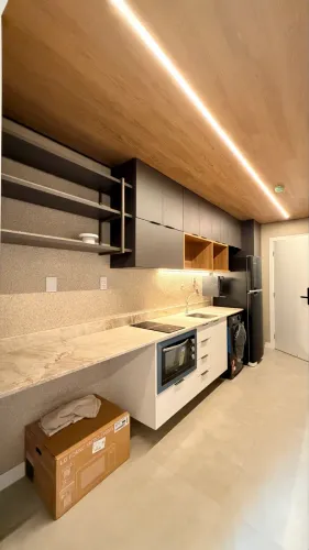 In Boulevard apartamento uma suíte mobiliado