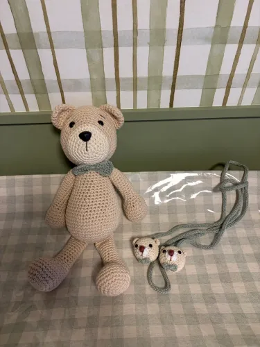 Amigurumi ursinho irmãs Sampaio