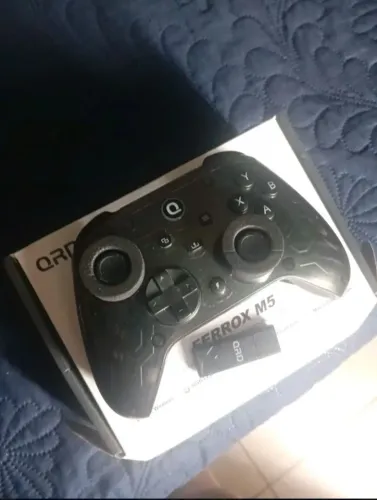 Qrd ferrox m5 com analógicos e gatilhos hall effect para XBOX/PC/ANDROID/IOS/SWITCH